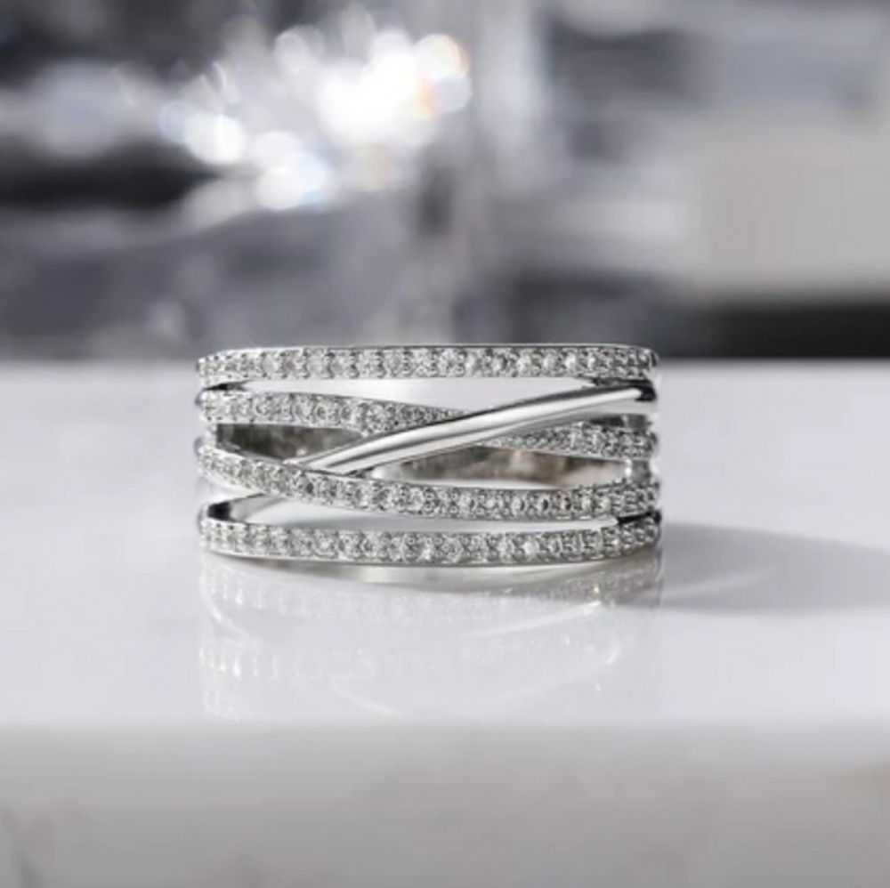 New Silver Layers Ring - Picture 2 of 6